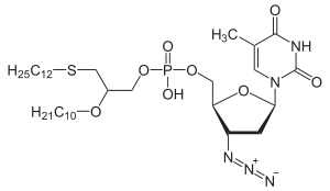 Struktur von Fozivudine tidoxil