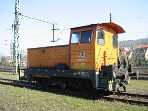 Lokomotive 312 211 des ehemaligen Bw Eisenach (2003, Eisenach)