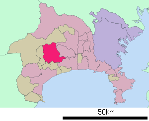 Lage Hadanos in der Präfektur