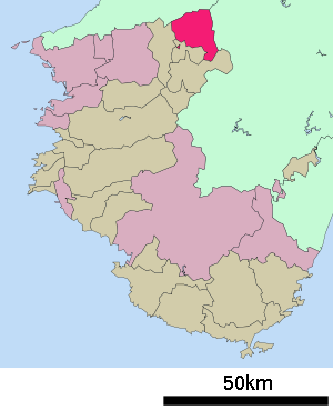 Lage Hashimotos in der Präfektur