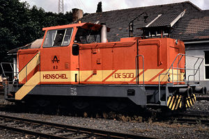 Henschel DE 500 C Thyssen Nr.62 in Bochum-Dahlhausen