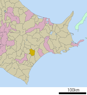 Lage Ikedas in der Präfektur