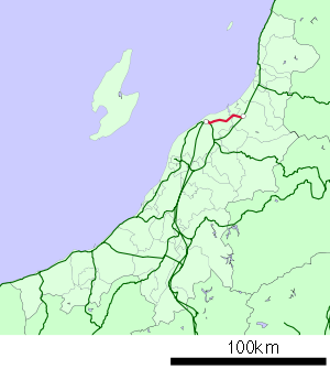 Strecke der Hakushin-Linie