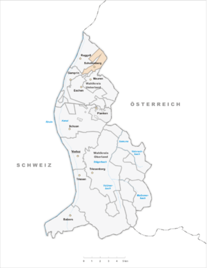Karte von Schellenberg