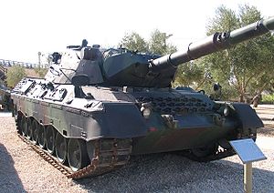 Leopard 1A1A1 im Yad la-Shiryon Museum, Israel
