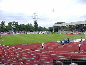 Blick in das Stadion