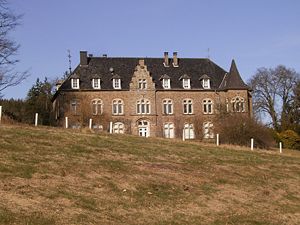 Hier wird der Herrensitz in Volperhausen und nicht die Niederungsburg dargestellt.