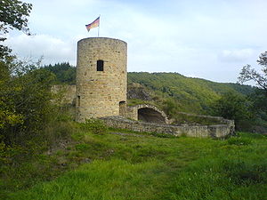 Burgruine Naumburg - Turm