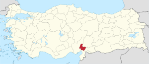 Osmaniye in Turkey.svg