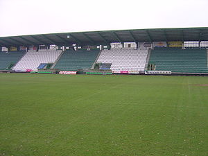 Das Stadion Ďolíček in Prag