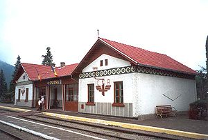 Bahnhof in Putna
