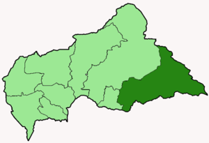 Karte Bistum Bangassou