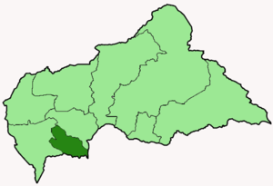 Karte Bistum Mbaiki