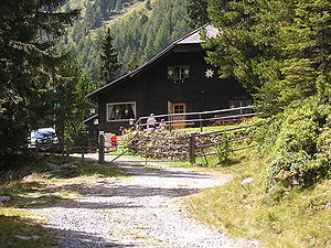 Die Rudolf-Schober-Hütte in den Schladminger Tauern