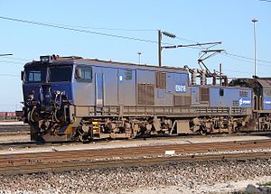 E9016 in Saldanha, Western Cape, 26. Juli 2009