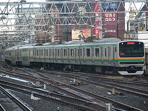 Zug der Shōnan-Shinjuku-Linie