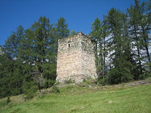 Turm der ehemaligen Burg Spliatsch