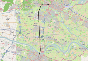 Strecke der Bahnstrecke Arnhem–Nijmegen