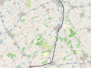 Strecke der Bahnstrecke Meppel–Groningen