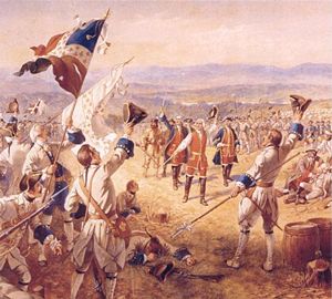 Sieg Montcalms in der Schlacht von Carillon