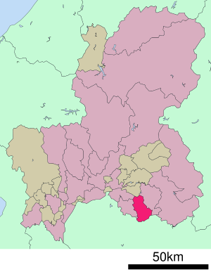 Lage Tokis in der Präfektur
