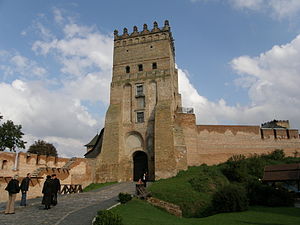 Der Eingang in die Burg Lubarta