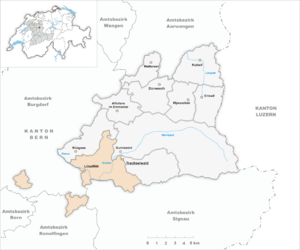 Karte von Lützelflüh