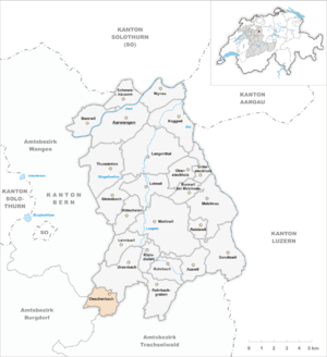 Karte von Oeschenbach