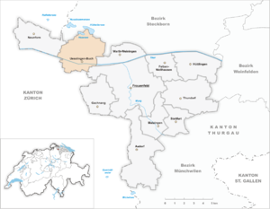Karte von Uesslingen-Buch