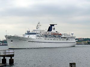 Das Kreuzfahrtschiff 2008 in Kiel