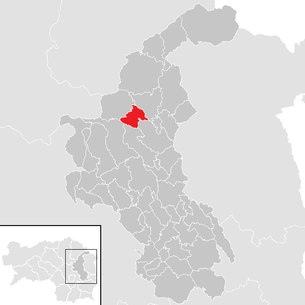 Lage der Gemeinde Haslau bei Birkfeld im Bezirk Weiz (anklickbare Karte)