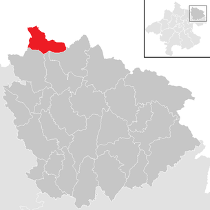 Lage der Gemeinde Leopoldschlag im Bezirk Freistadt (anklickbare Karte)