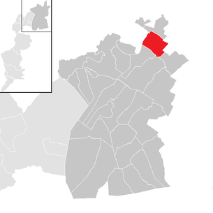 Lage der Gemeinde Pama im Bezirk Neusiedl am See (anklickbare Karte)