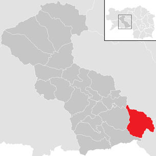 Lage der Gemeinde Reisstraße im Bezirk Judenburg (anklickbare Karte)