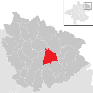 Lage der Gemeinde Sankt Leonhard bei Freistadt im Bezirk Freistadt (anklickbare Karte)