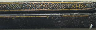 Das Sax von Beagnoth ausgestellt im British Museum