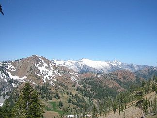 Trinity Alps bei Granite Lake im Juli 2005