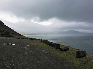 Aussicht vom Búlandshöfði Richtung Westen und Ólafsvík