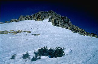 Gipfelfelsen des Veilchensteins