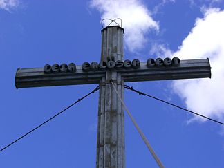 Gipfelkreuz der Kremsmauer