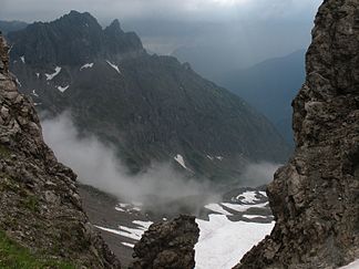 Hermannskarspitze aus der Krottenkopfscharte