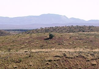 Mount Zeil, vom Süden