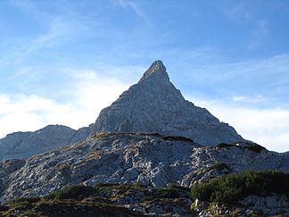 Die Schönfeldspitze von Nordwesten