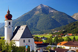 Blick von Achenkirch zur Seekarspitze