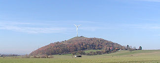 Der „Grüne Heiner“ vom Industriegebiet Weilimdorf aus gesehen