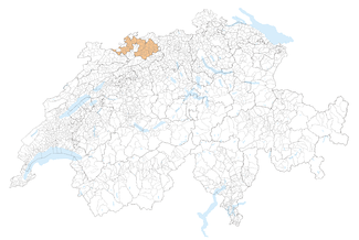Lage Kanton Basel-Landschaft