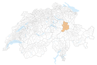 Lage Kanton Glarus