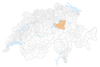 Lage Kanton Schwyz