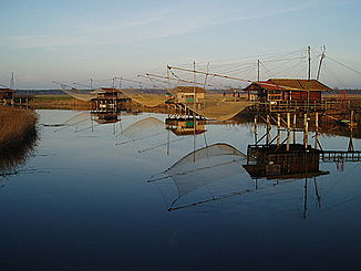 Fischerhütten am Bevano