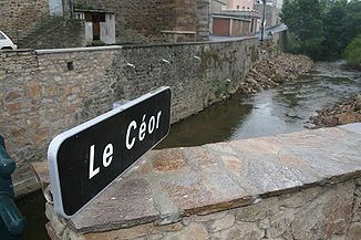 Der Fluss in Cassagnes-Bégonhès